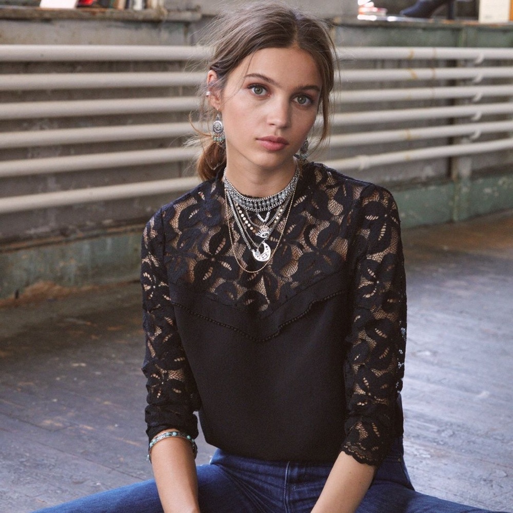 NWT Sézane Blouse Francoise